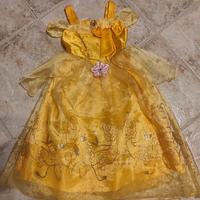 Vestito la Bella e la Bestia 4 anni