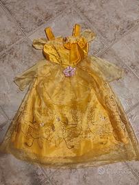 Vestito la Bella e la Bestia 4 anni