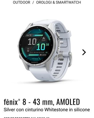 Garmin Fenix 8-43 mm Amoled