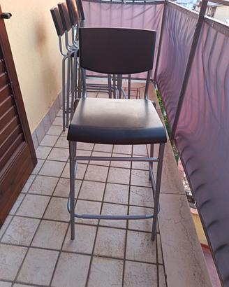 Sedia sgabello Bar IKEA stig 5 pezzi