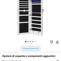 Specchio porta oggetti