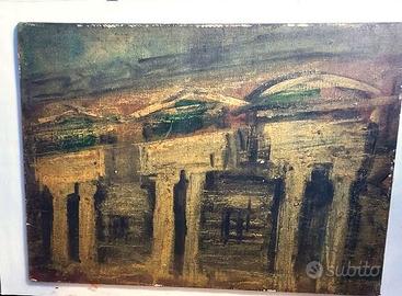 Olio su tavola di Ezechiele Leandro