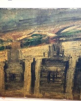 Olio su tavola di Ezechiele Leandro
