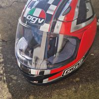 casco agv demon fibra