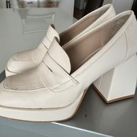 Mocassini bianchi Divine Follie n.36