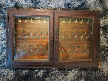 Bacheca Portachiavi Antica da Hotel/Ufficio 