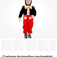 Costume Topolino 2/3 anni