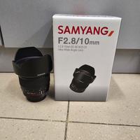 samyang obiettivo 10mm Nikon NUOVO