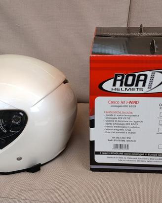 Casco Road Line Jet J-Wind bianco - Taglia M