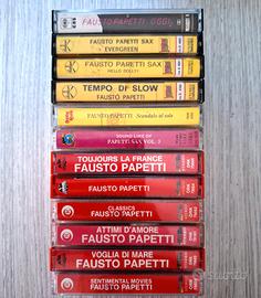 12 musicassette Fausto Papetti 