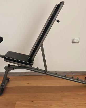 Panca BA530 pesi, piana, inclinata, gambe,attrezzi