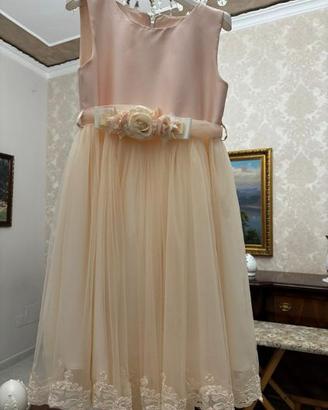 abito elegante da comunione per bambina, caratteri