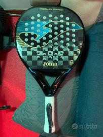 RACCHETTA DA PADEL GOLD PRO NERO TURCHESE