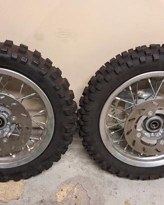 Coppia Cerchi 10" per minicross ktm baja lem beta