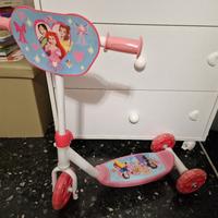 Monopattino bambina a 3 ruote, principesse Disney