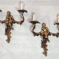 Applique Vintage in ottone anni 50