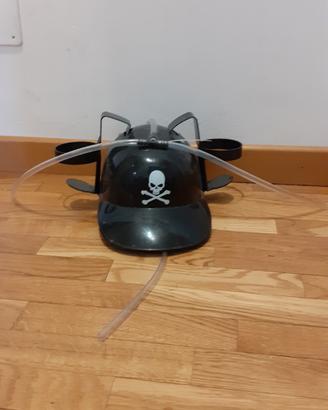 Cappello porta bibite per eventi sportivi