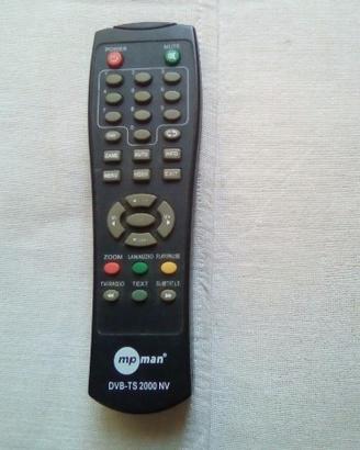 Telecomando Tv digitale terrestre Mp Man e altri