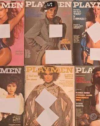 6 riviste PLAYMEN anni 70
