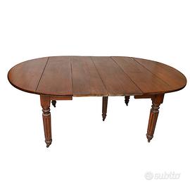 Tavolo a bandelle antico, Inglese, Vittoriano,