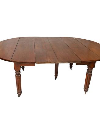 Tavolo a bandelle antico, Inglese, Vittoriano,