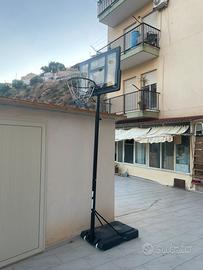 Canestro basket esterno regolabile