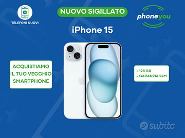 iPhone 15 128 Gb  Blue NUOVO SIGILLATO
