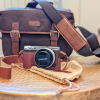 RARA Samsung NX 500 Brown + 16mm + Borsa originale