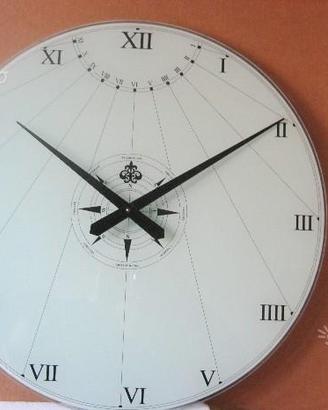 Orologio da parete in vetro