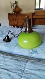 lampadario verde