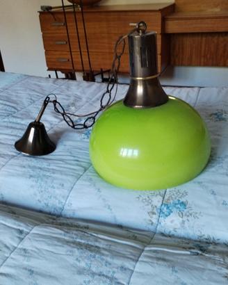 lampadario verde