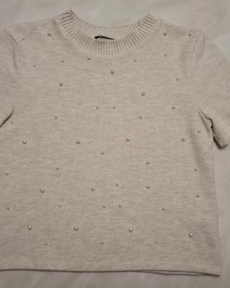 Maglione Zara con perle - Taglia Small IT 40