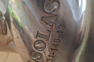 Elica inox per fuoribordo 14/19