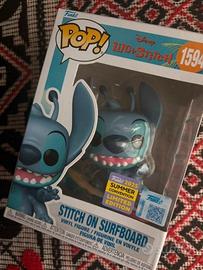 Funko pop Stitch on Surfboard#1594 Limited Edition