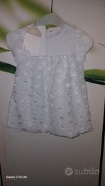 abito cerimonia neonata chicco 9 mesi nuovo