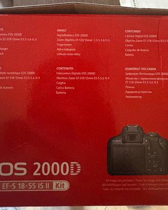 Fotocamera Canon eos 2000d