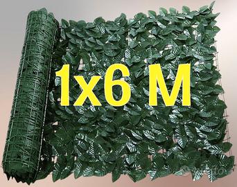1x6M Siepe Finta Edera artificiale Recinzione