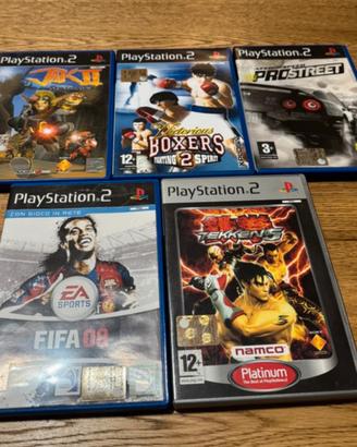 Lotto di videogiochi per ps2