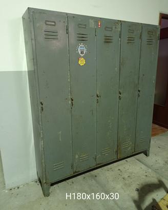 Armadietto spogliatoio vintage