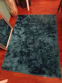 Tappeto a pelo lungo verde smeraldo Benuta