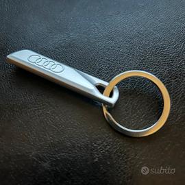 Portachiavi Acciaio Logo Audi