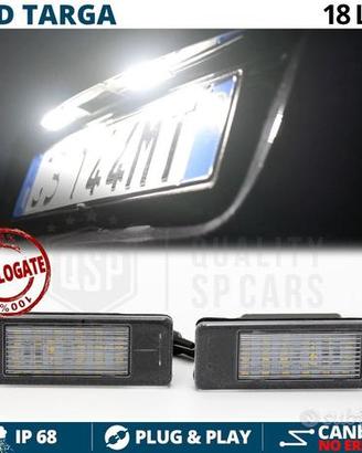 Luci Targa LED per NISSAN Micra 2 K11 Luce Bianca