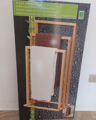 Porta asciugamani in bamboo