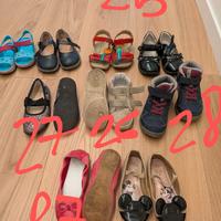 Lotto scarpe bambina