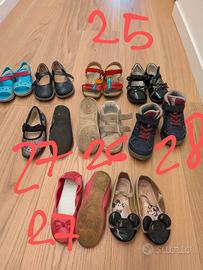 Lotto scarpe bambina