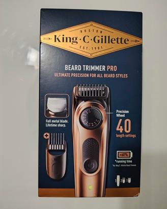 King C. Gillette Rasoio Elettrico Barba Pro
