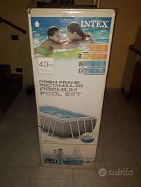 struttura piscina intex,accessori + pompa