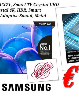 SAMSUNG UE65U7000 Smart TV Crystal UHD 65'' 4K
