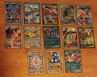 Lotto di carte pokemon