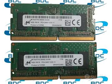 Ram Micron 8Gb 2x4Gb Ddr4 2400t sodimm notebook